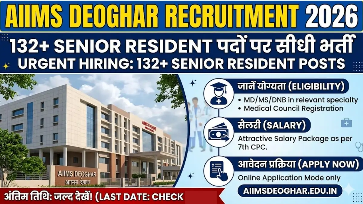 AIIMS Deoghar Recruitment 2026