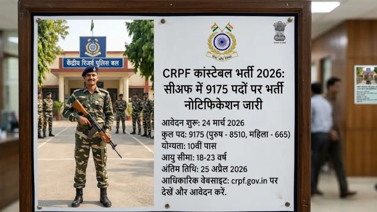 CRPF Constable Bharti 2026