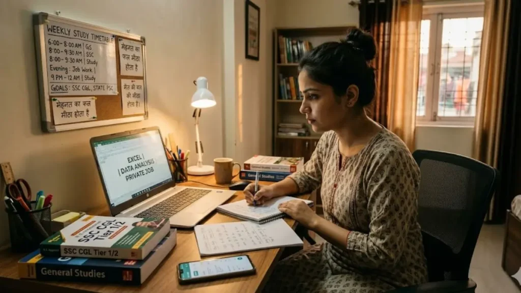 Government Job With Private Job Preparation