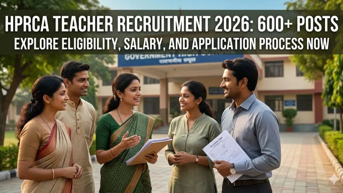 HPRCA Teacher Recruitment 2026