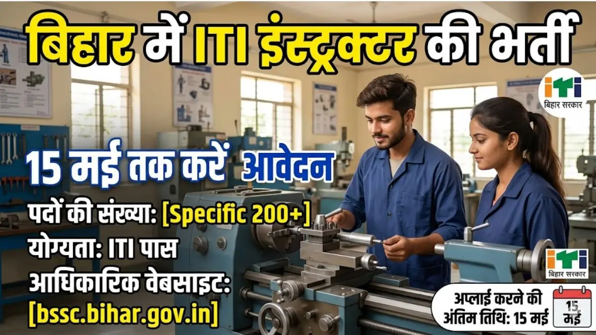 ITI Instructor Recruitment 2026