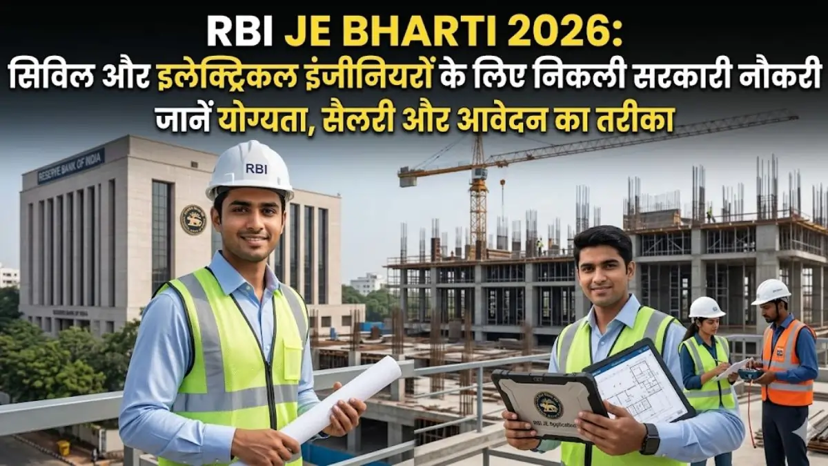 RBI JE Bharti 2026