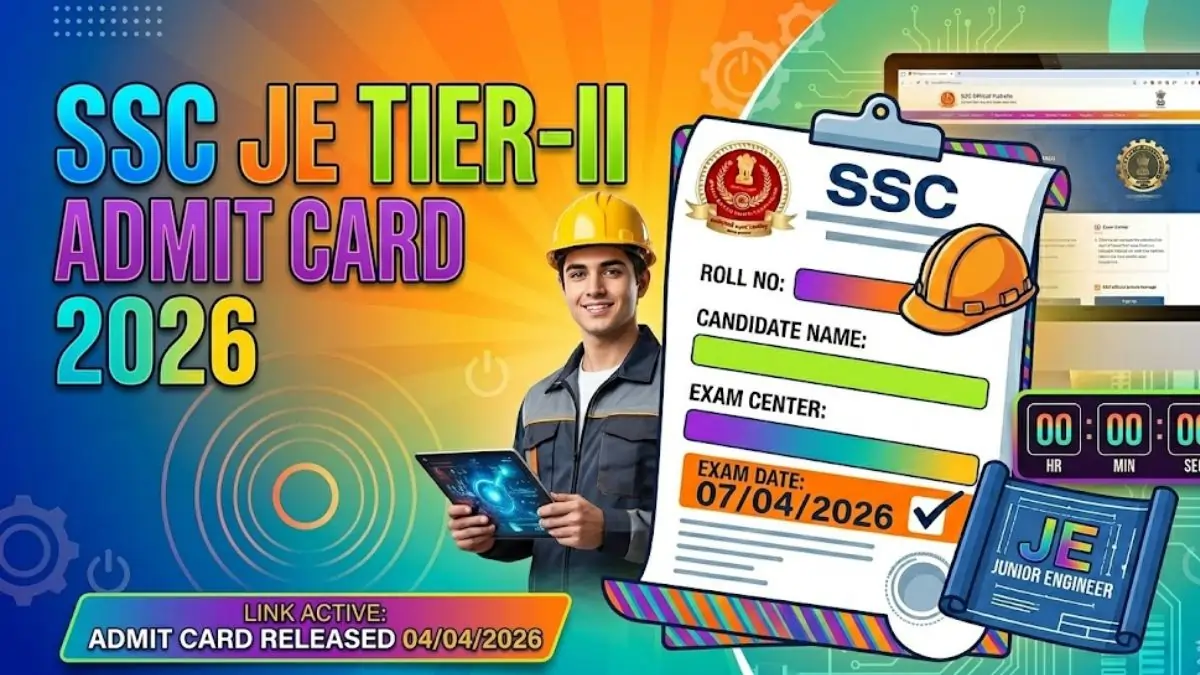 SSC JE Tier-II Admit Card 2026