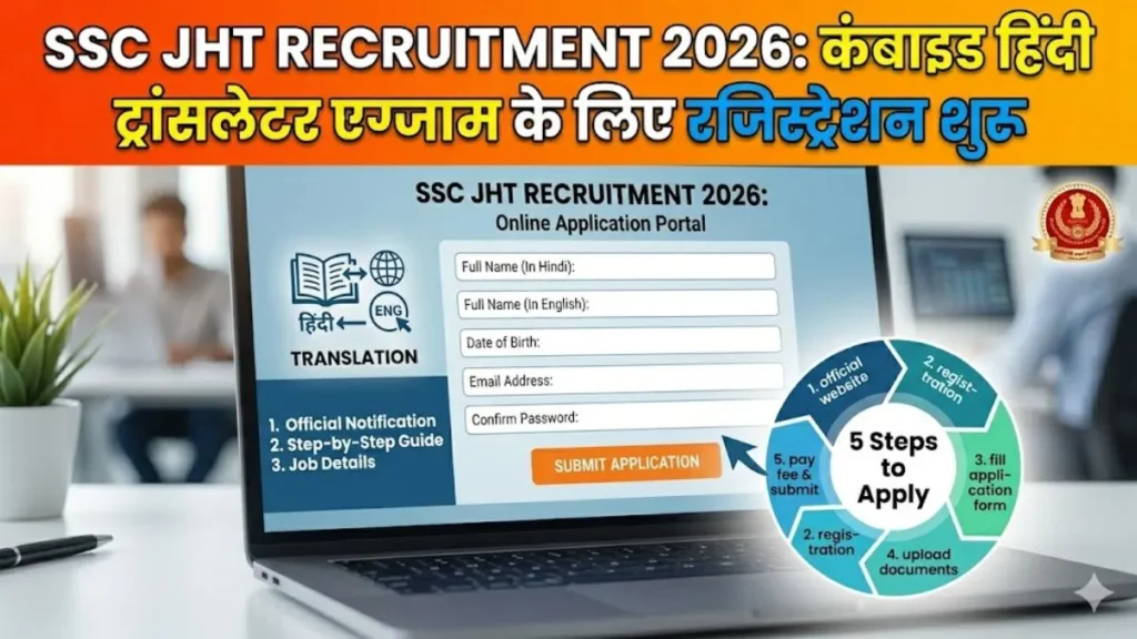 SSC JHT Recruitment 2026 Update