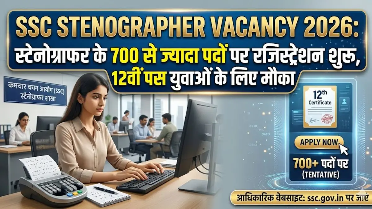 SSC Stenographer Recruitment 2026