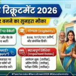 Teacher Recruitment 2026: 11,000 पदों पर बंपर भर्ती! मौका न गंवाएं