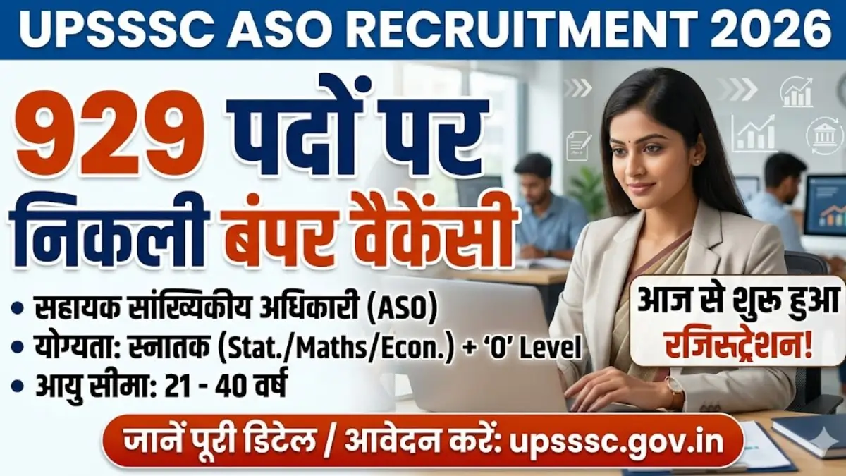 UPSSSC ASO Recruitment 2026