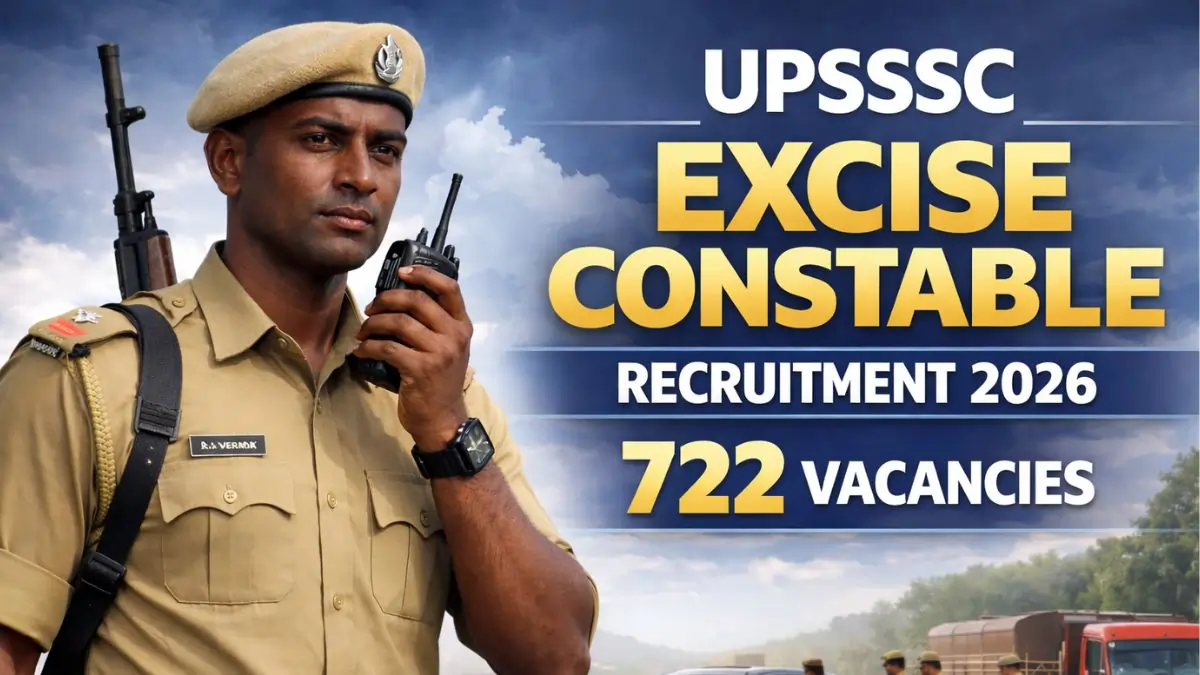 UPSSSC Excise Constable Bharti 2026