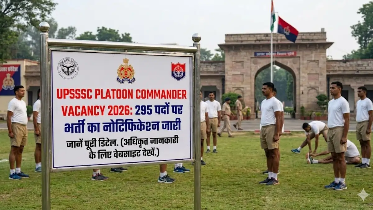 UPSSSC Platoon Commander Vacancy 2026