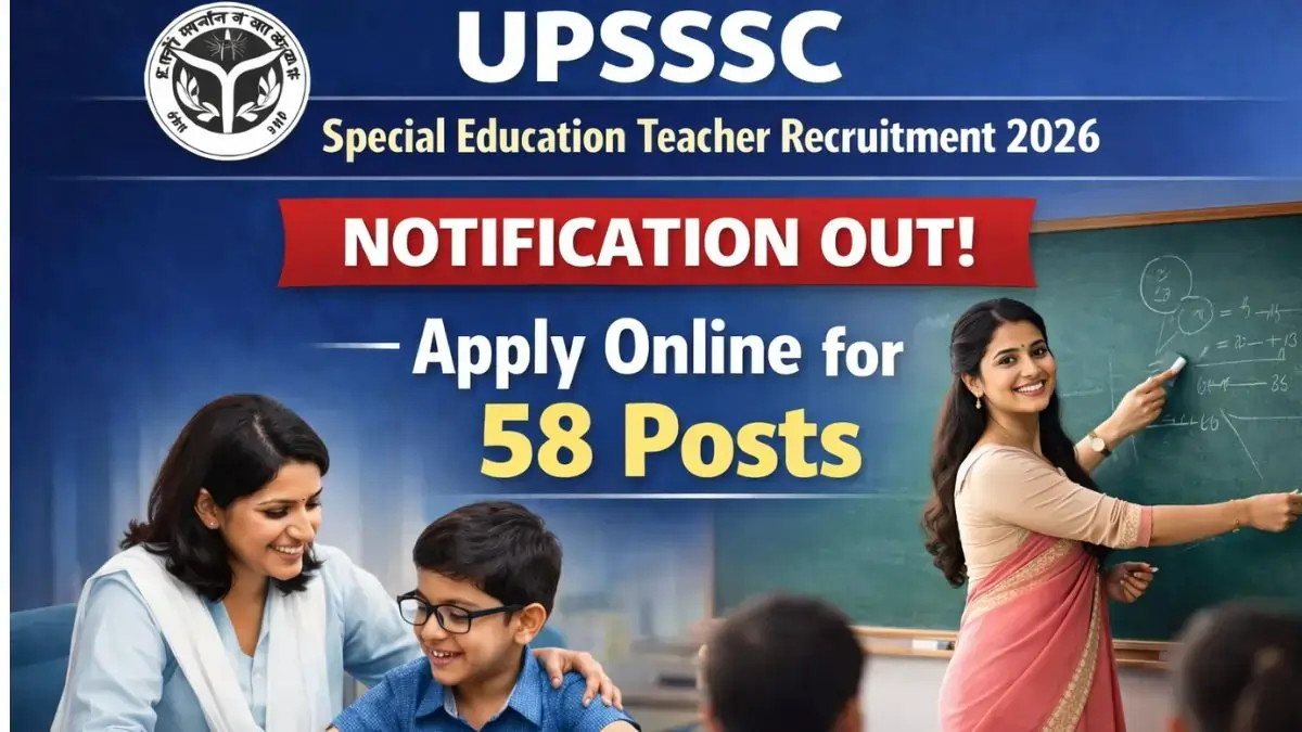 UPSSSC Teacher Bharti 2026