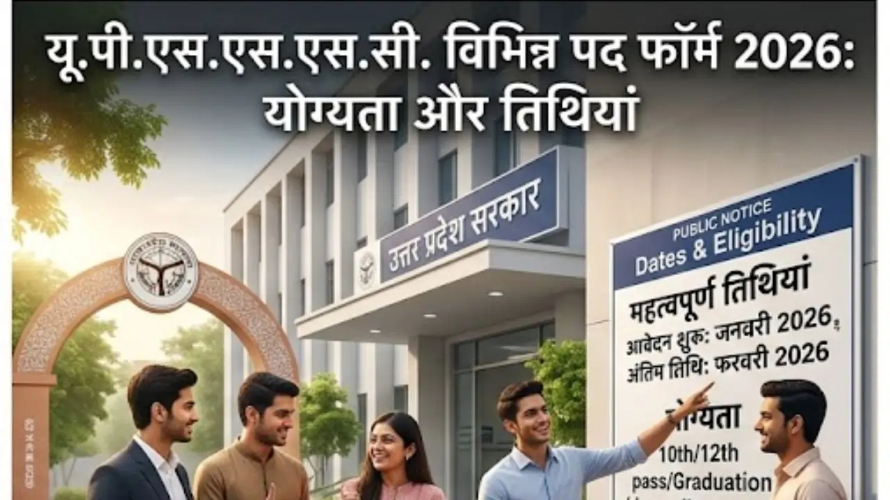 UPSSSC Various Post Online Form 2026