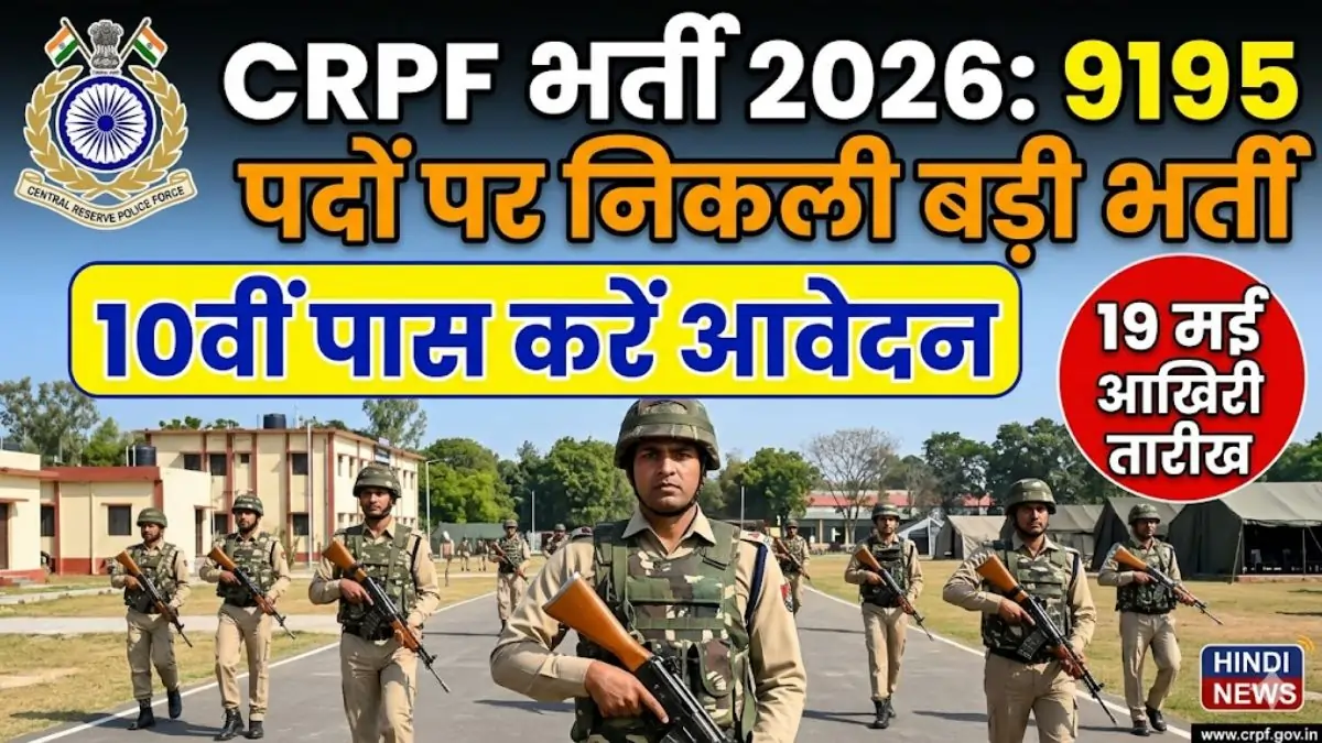 CRPF Recruitment 2026