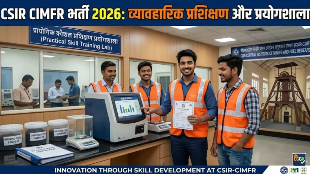CSIR CIMFR Recruitment 2026 Update