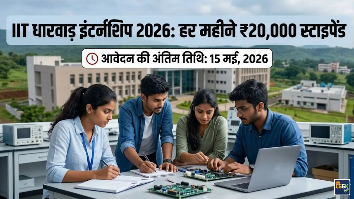 IIT Dharwad Internship 2026