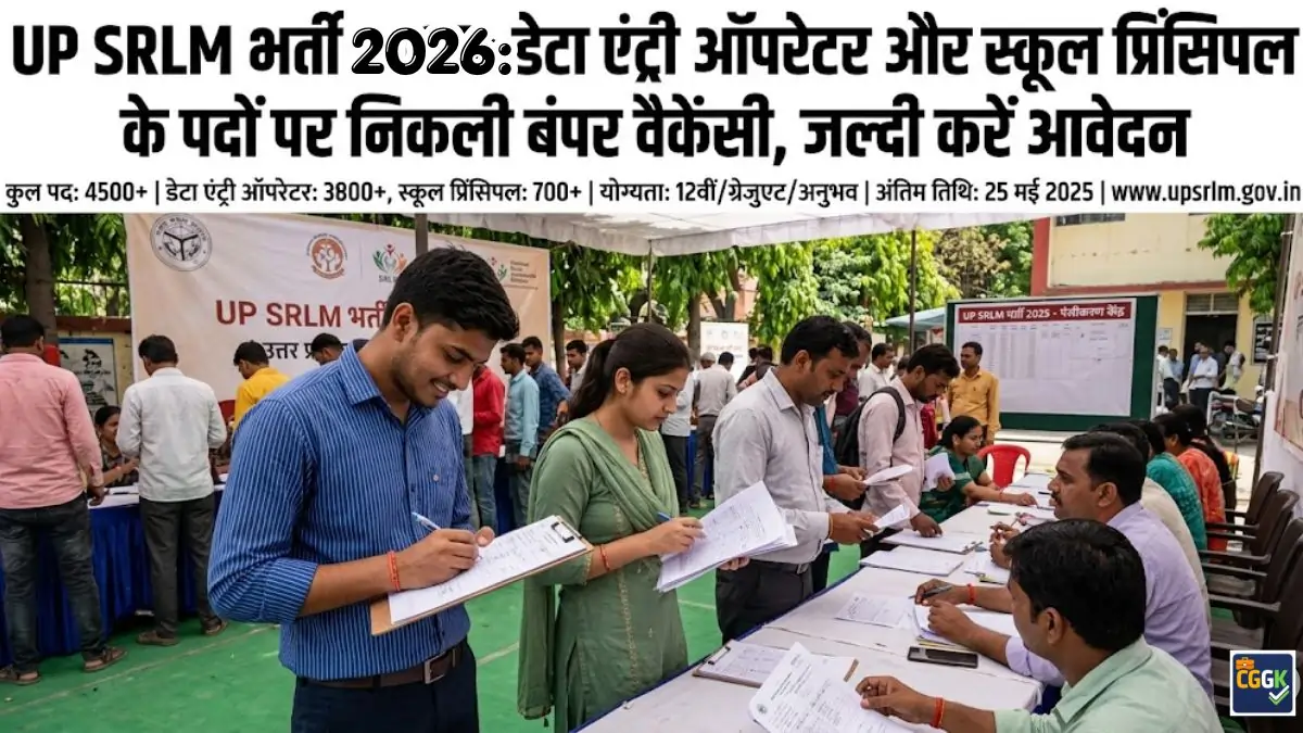 UP SRLM Recruitment 2026