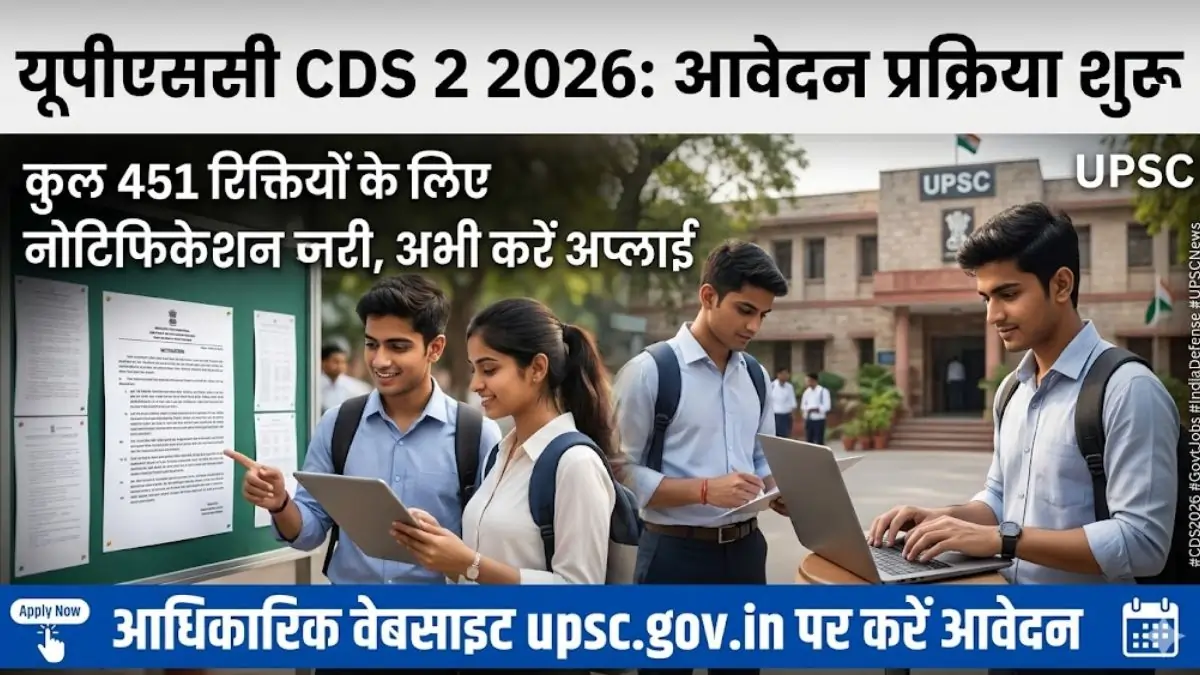 UPSC CDS 2 2026 Registration