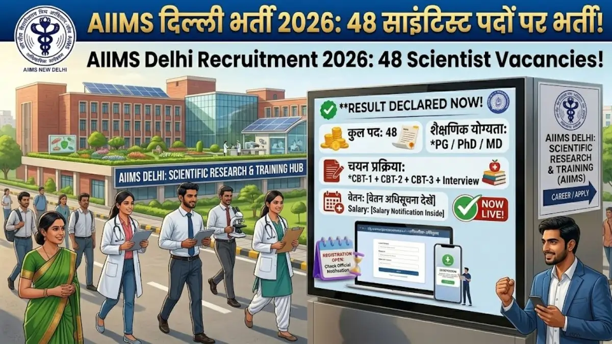 AIIMS Delhi Recruitment 2026 Posts