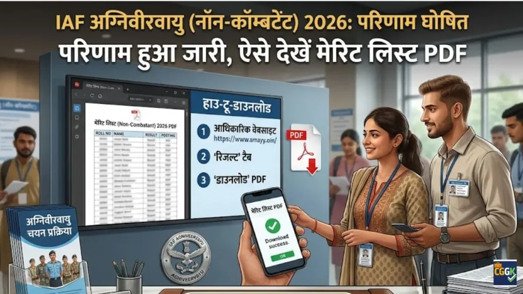IAF Agniveervayu Non Combatant Result 2026