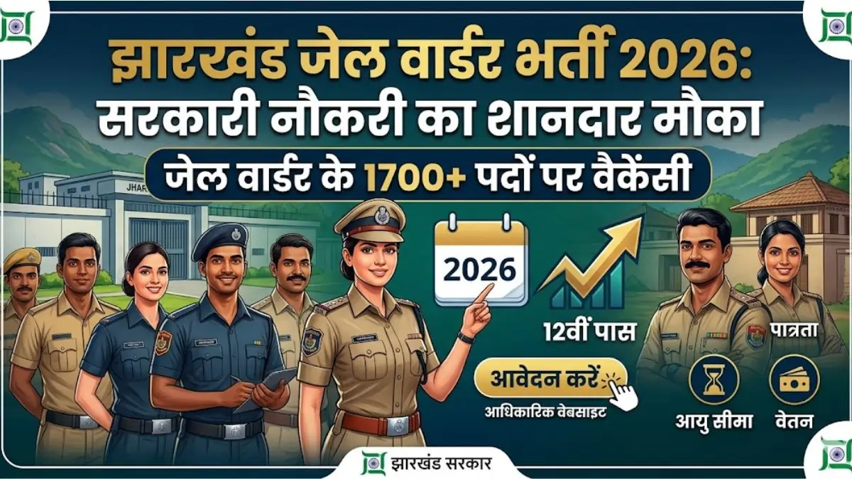 Jharkhand Jail Warder Recruitment 2026