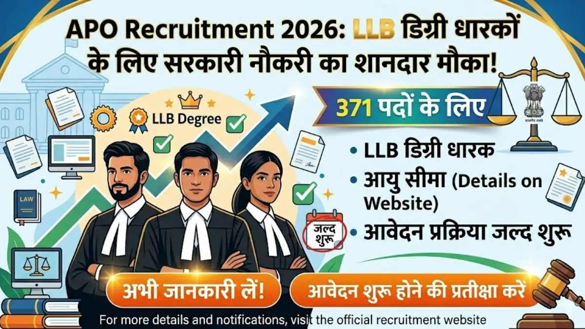RPSC APO Recruitment 2026