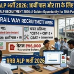 RRB ALP Recruitment 2026: 10वीं पास और ITI उम्मीदवारों के लिए रेलवे में नौकरी पाने का सुनहरा मौका, जल्द करें आवेदन