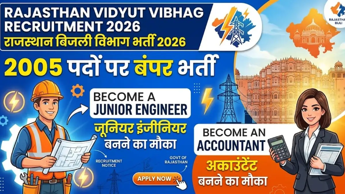 Rajasthan Bijli Vibhag Vacancy 2026