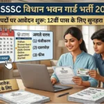 UPSSSC Vidhan Bhawan Guard Recruitment 2026: 170 पदों पर आवेदन शुरू, 12वीं पास उम्मीदवारों के लिए सुनहरा मौका