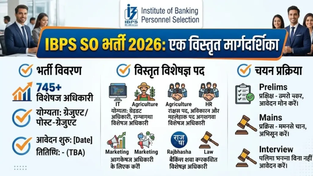 IBPS SO Recruitment 2026 Update